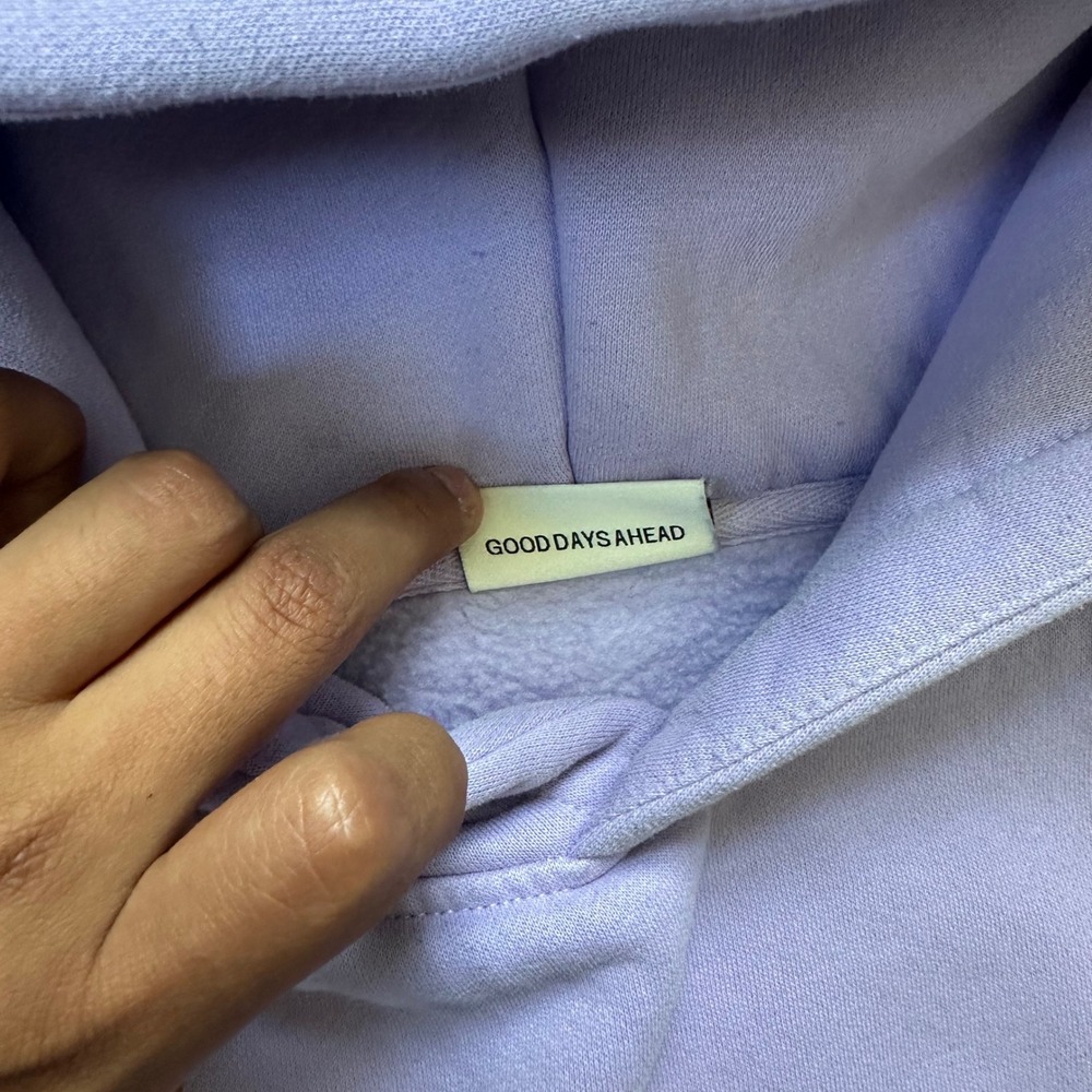 Comfrt Pastel Edit Lavender Purple Hoodie Sweatshirt Size S - Picture 5 of 7